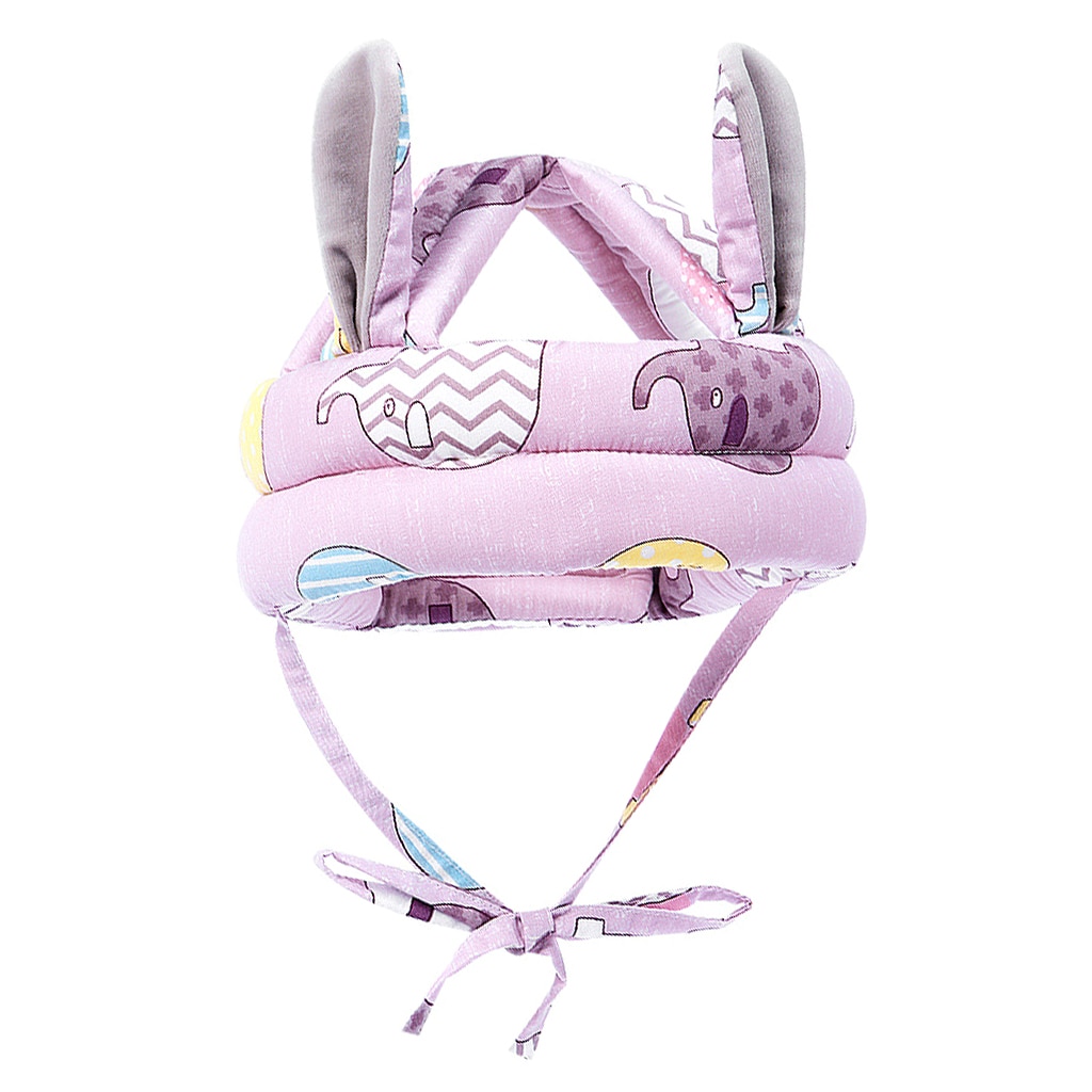 Soft Baby Helmet with Bunny Ears